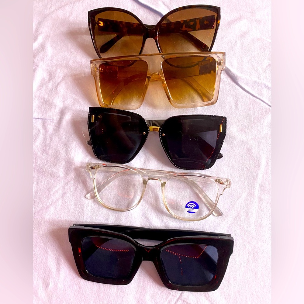 Oversized Sun Glasses Bundle